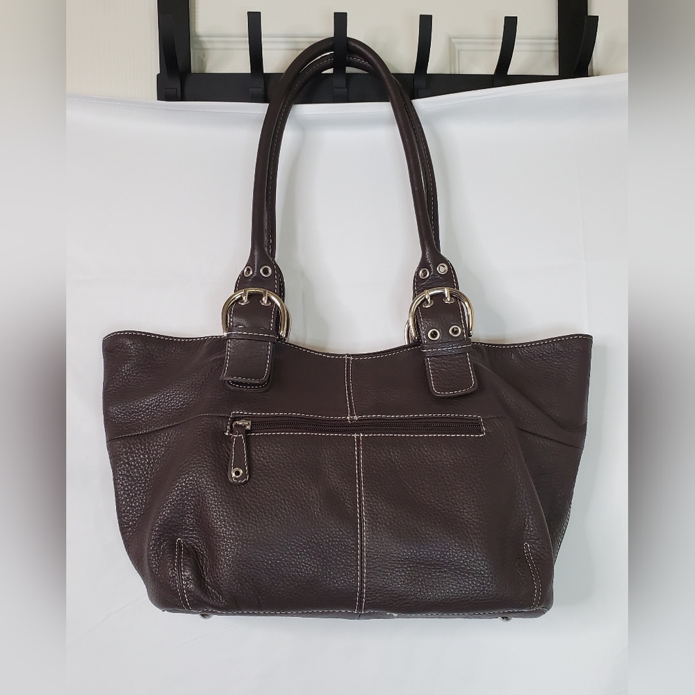 Tiganello Brown Leather Shoulder Bag
